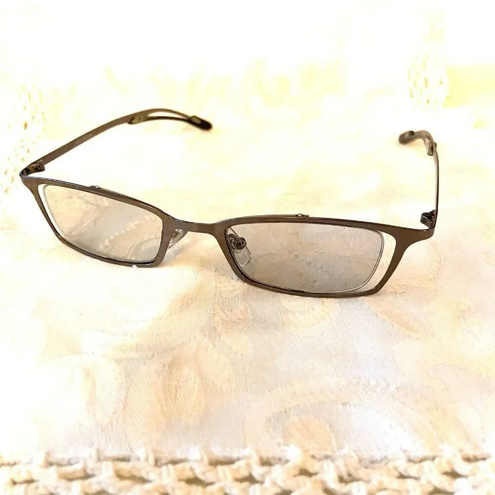 #4925 Ogis eyeglass frame occhiali gunmetal gray  48 18 137